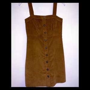 Hollister corduroy button dress